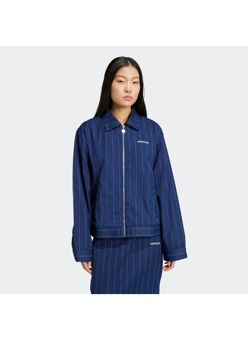 اديداس اوريجينالز Pinstripe Harrington Jacket