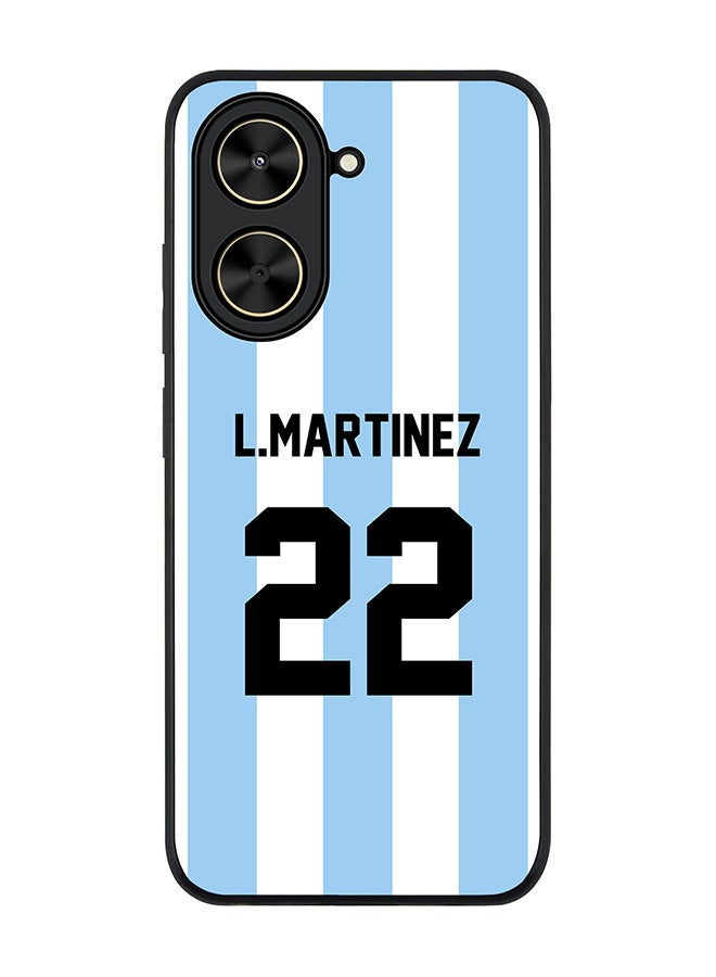 Stylizedd For Xiaomi Poco C71 / Redmi A5 4G Case,Slim fit Camera Protection, Shockproof Thin Phone cover  - Football  Argentina, L.Martinez