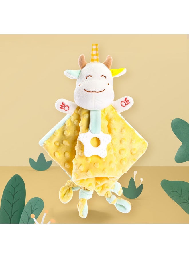Ambulance Towel Baby Entrance Comfort Doll 0-1 Years Old Sleep Plush Hand Toys Wholesale-Color:Blue Bear Doll-Specifications:32cm - Image 5