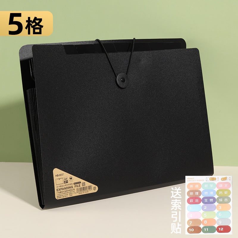 Student Test Paper Clip Organ Bag Multi-Layer Folder Office Information Kit Large Capacity Quantum Maternity Inspection Information Kit - Image 1