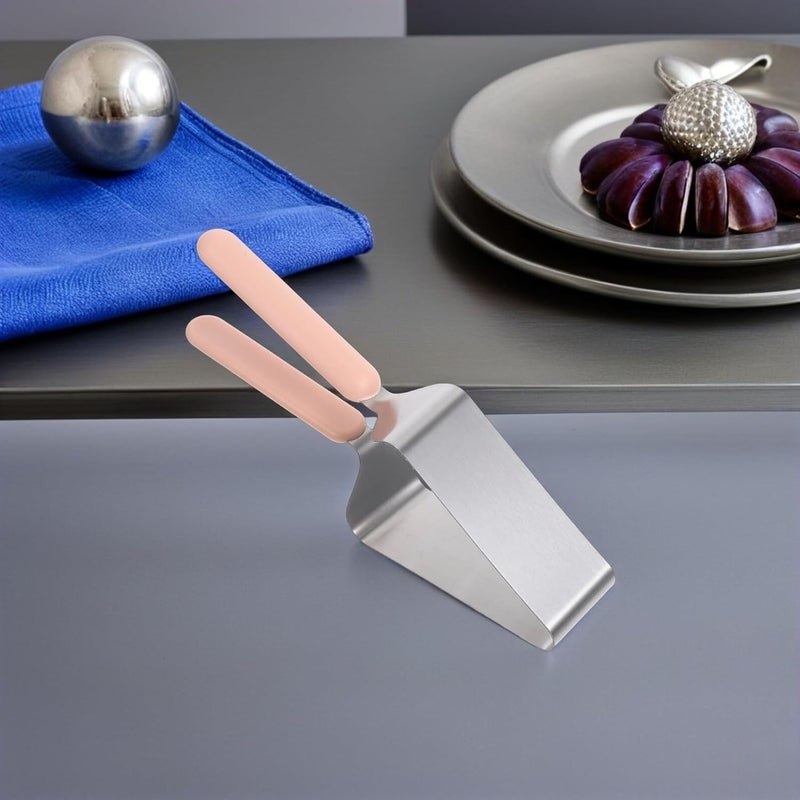 Garneck Stainless Steel Cake Divider and Server Set Triangular Cake Cutter and Lifter Tool for Pies Desserts and Pizza - 2 Pieces - Image 5
