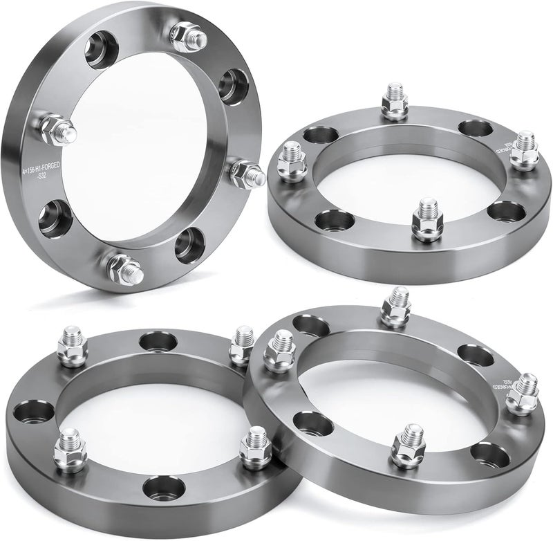 KSP PERFORMANCE KSP 4x156mm ATV Wheel Spacers 1 Inch with 12x1.5 Studs, Fit For 2013+ Polaris Ranger, 2014+ Polaris RZR XP 1000, 2015+ Polaris RZR,4Pcs - Image 1