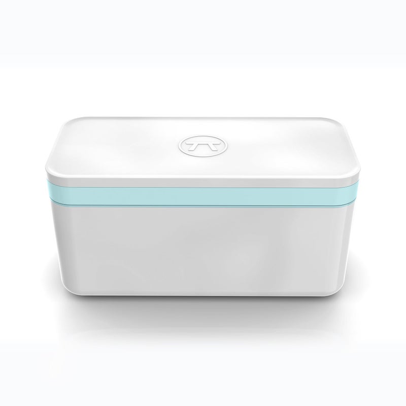 Outset Hexagon Silicone Ice Cube Tray and Storage Bucket 29 Standard Honeycomb Cubes
