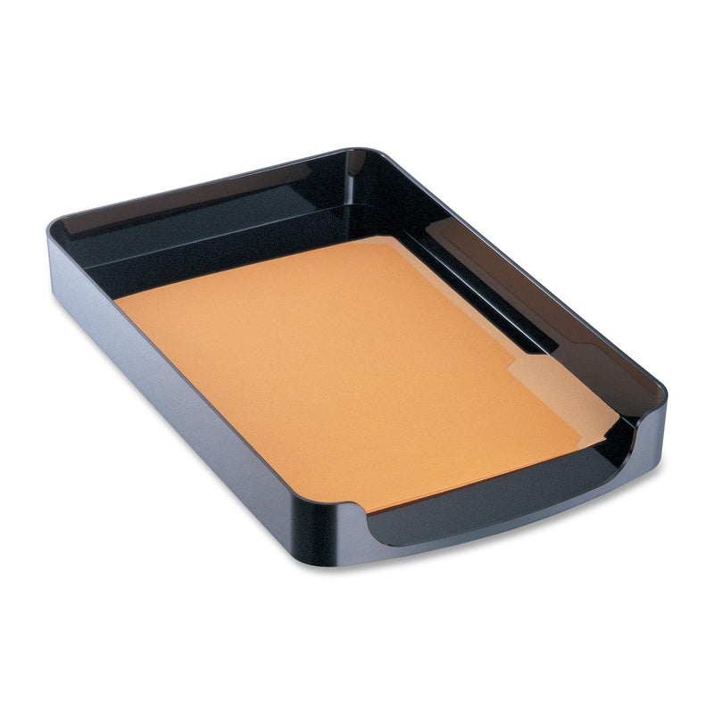Officemate 2200 Series Executive Letter Tray Front Load Black 22232