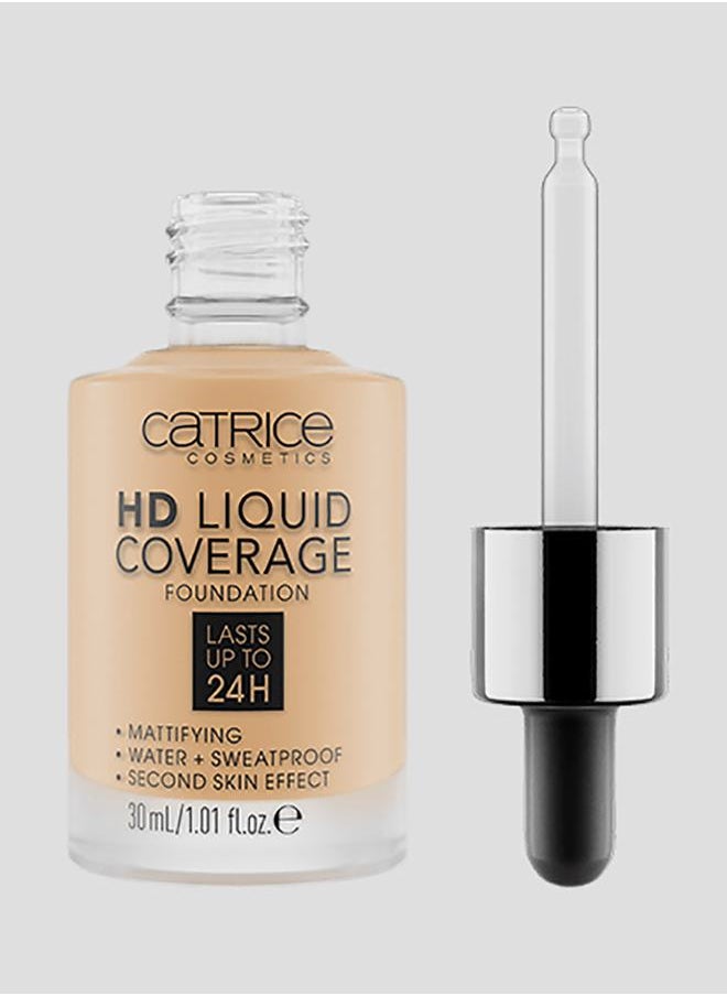 Catrice - HD Liquid Coverage Foundation 036 Hazelnut, 30ml - Image 1