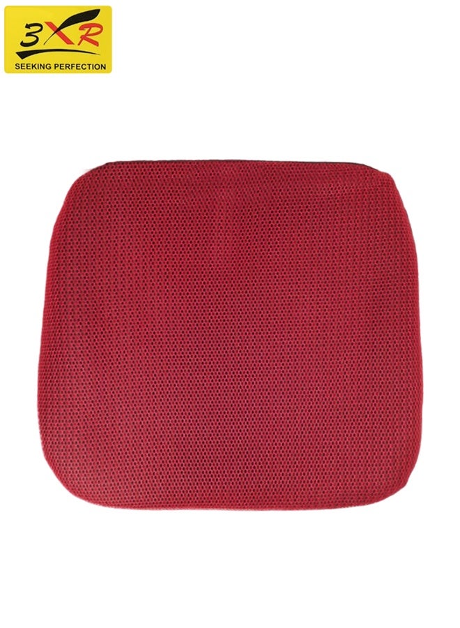 3 اكس ار وسادة جل محيطية للأرداف - وسادة جل مريحة للمقعد للجلوس لفترات طويلة، في المكتب، في السيارة، في المنزل، وفي السفر، تخفف الضغط، قابلة للتهوية وقابلة للغسل - كستنائي - Image 1