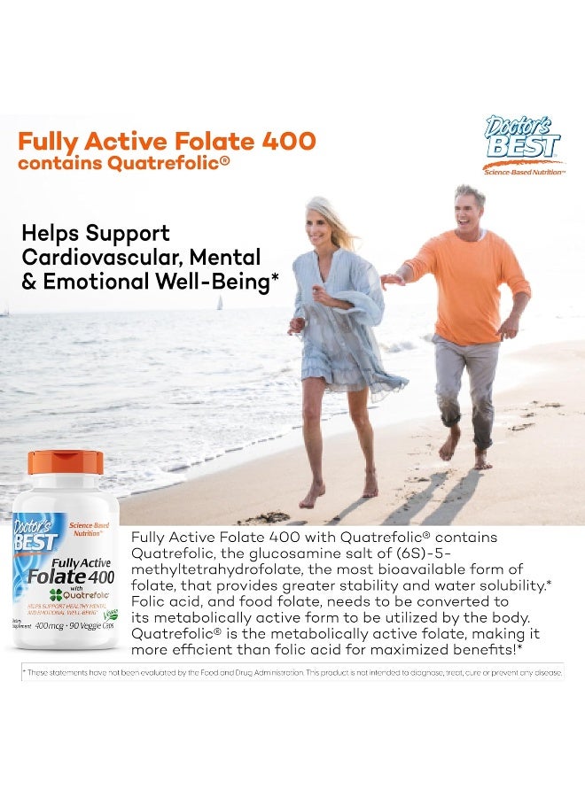Doctor's BEST Fully Active Folate 400 Mcg With Quatrefolic - Image 4