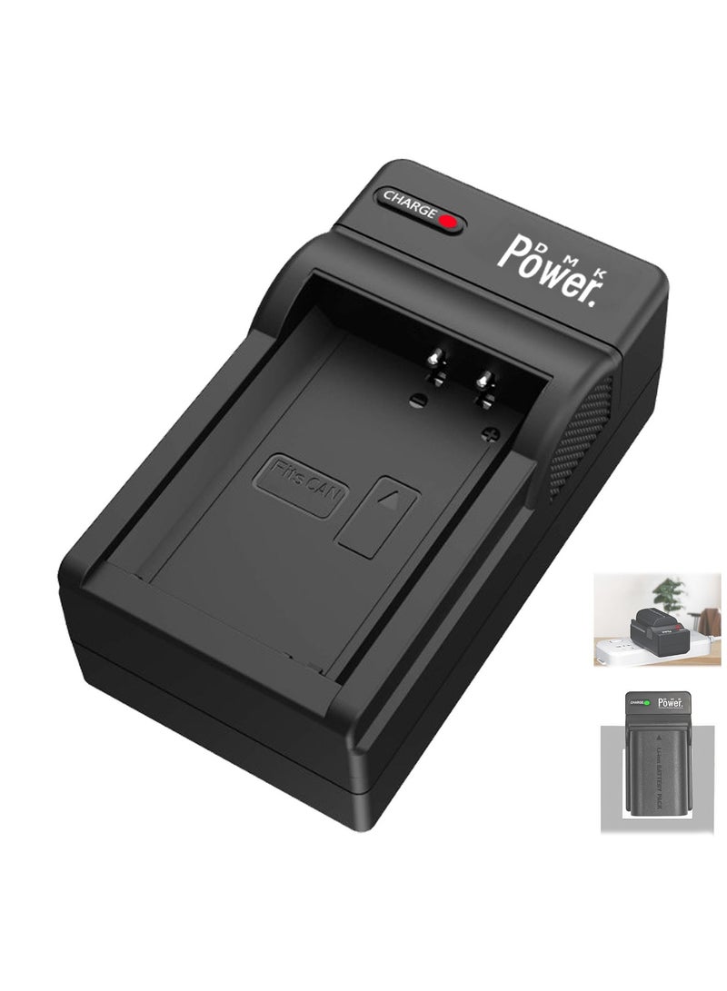 DMK Power EN-EL9A TC600E EU Plug Travel Battery Charger Compatible with Nikon D5000, D3000, D60, D40X, D40 Digital SLR Camera - Image 1