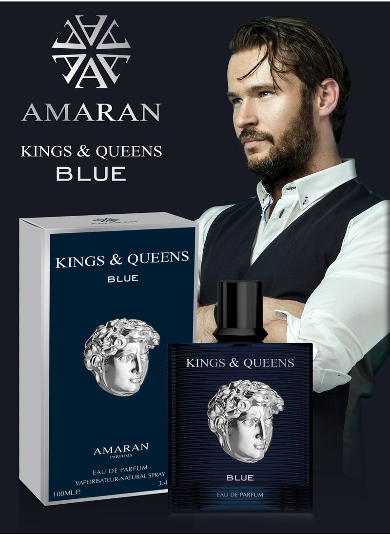 عماران عطر كينجز آند كوين بلو 100 مل  - Image 3