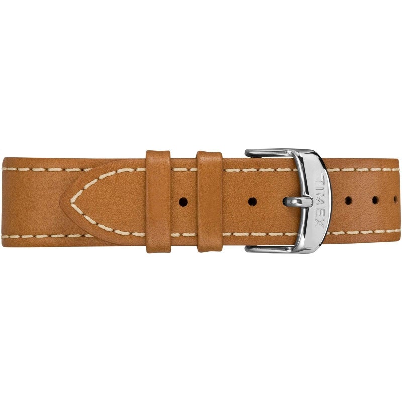 Timex Weekender 40mm Brown/Blue Two-Piece Leather Strap Watch - Image 3