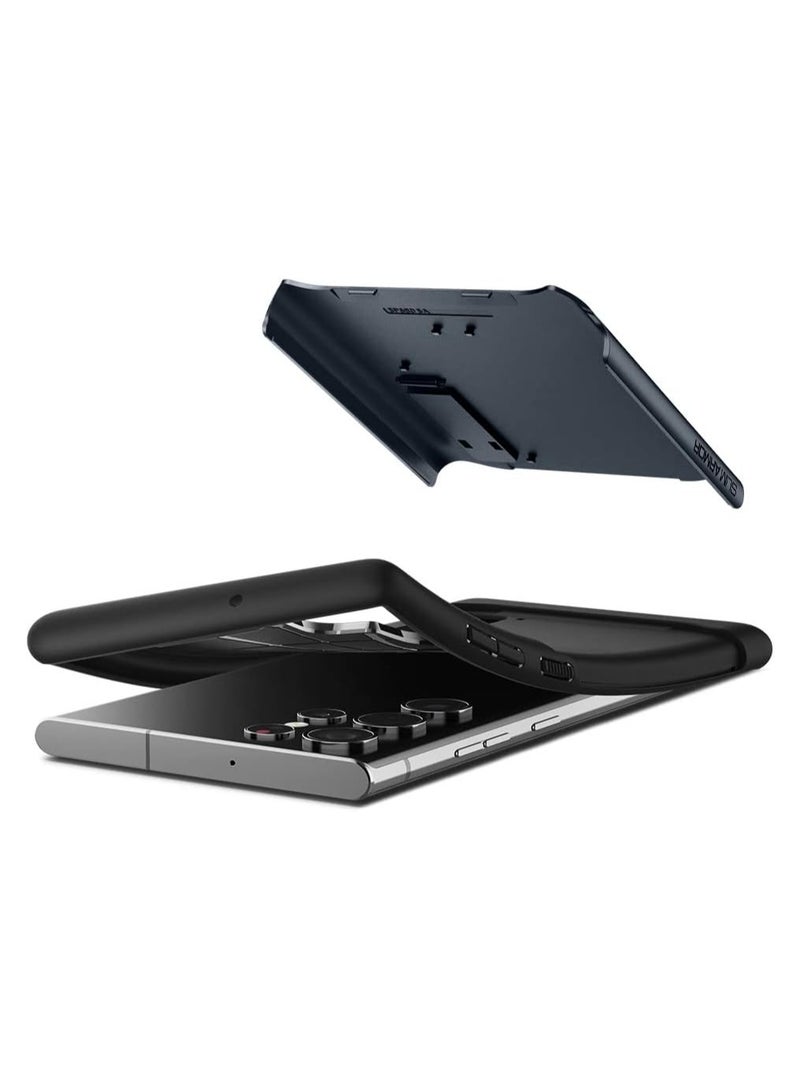 Spigen Spigen Slim Armor Case Designed for Samsung Galaxy S22 Ultra (2022) - Navy Blue - Image 4