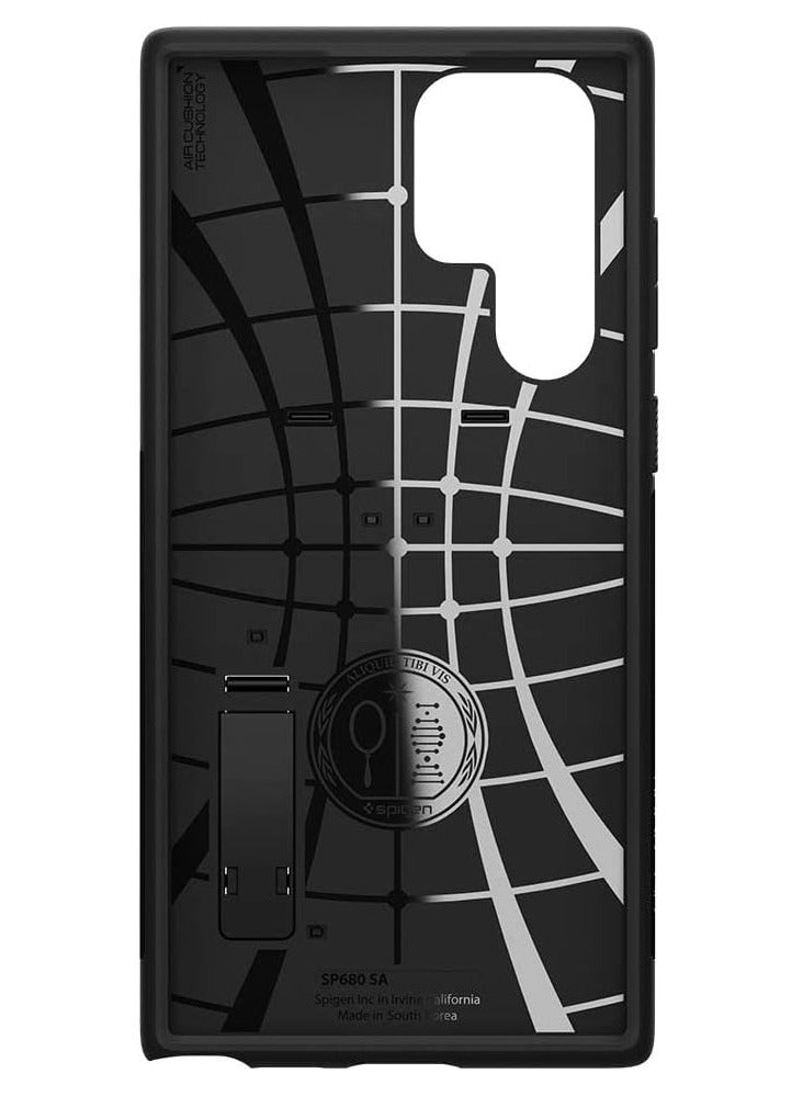 Spigen Spigen Slim Armor Case Designed for Samsung Galaxy S22 Ultra (2022) - Navy Blue - Image 5