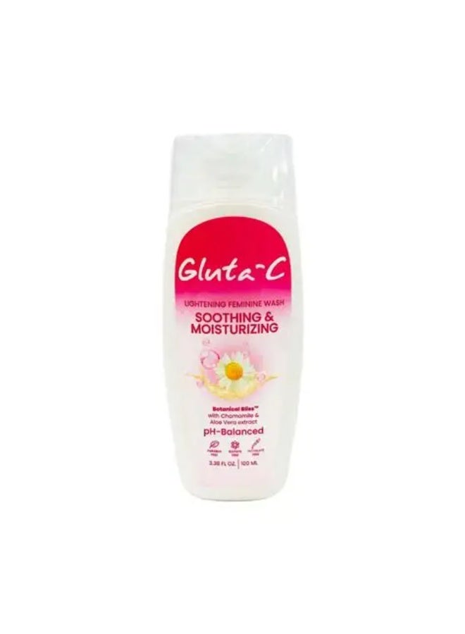 Gluta-C Lightening soothing&moisturizing Feminine Wash 100ml