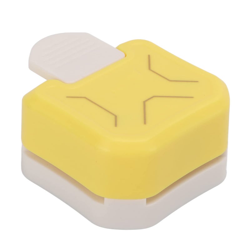 Portable Mini Paper Trimmer Corner Cutter For Photos Cards Crafts Yellow ABS Iron - Image 2