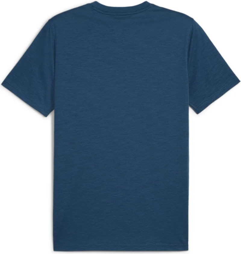 PUMA Men's Ocean Tropic Men's Graphıc Run Slogan Tee Q1 Navy Blue Men's T-Shirt
