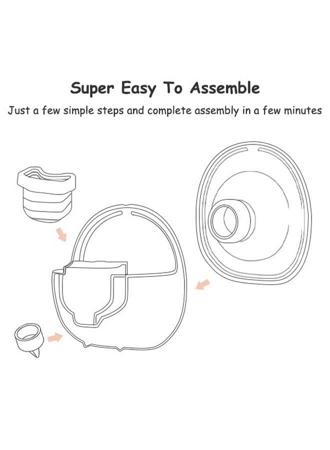 Gowing ملحقات مضخة الثدي القابلة للارتداء قطع غيار صمام بطة متوافقة مع Mommed S18 S21، Lansinoh Discreet Duo Nuliie S32 سلسلة مضخة الثدي - Image 3