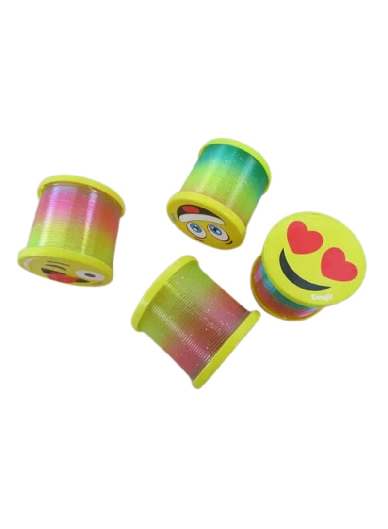 The Spring Toy Has a Beautiful Design and An Attractive Emoji Pattern in Multiple Colors Consisting of 12 Pieces - Image 1