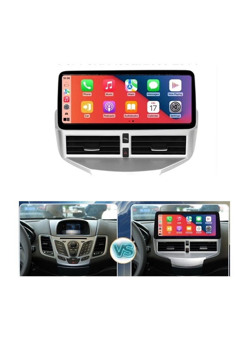 Raymos 12.3 inch Ford Car Stereo  Ford Fiesta 2009-2017  Android Screen Support Apple Carplay Android Auto Wireless 4GB RAM Fast Interface included 4G Wifi USB QLED ( 1280x720 ) - Image 2