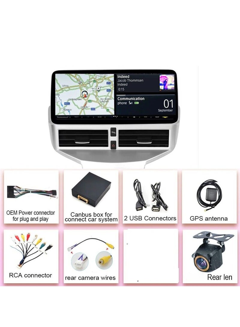 Raymos 12.3 inch Ford Car Stereo  Ford Fiesta 2009-2017  Android Screen Support Apple Carplay Android Auto Wireless 4GB RAM Fast Interface included 4G Wifi USB QLED ( 1280x720 ) - Image 4