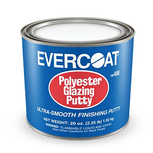 Evercoat Polyester Glazing Putty for Galvanized Steel, Aluminum, Fiberglass & More - 20 Oz - Image 1