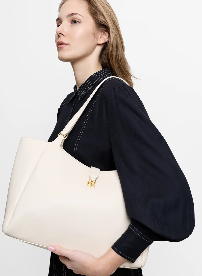فرنش كونكشن Women Beige Mayfair Tote Bag