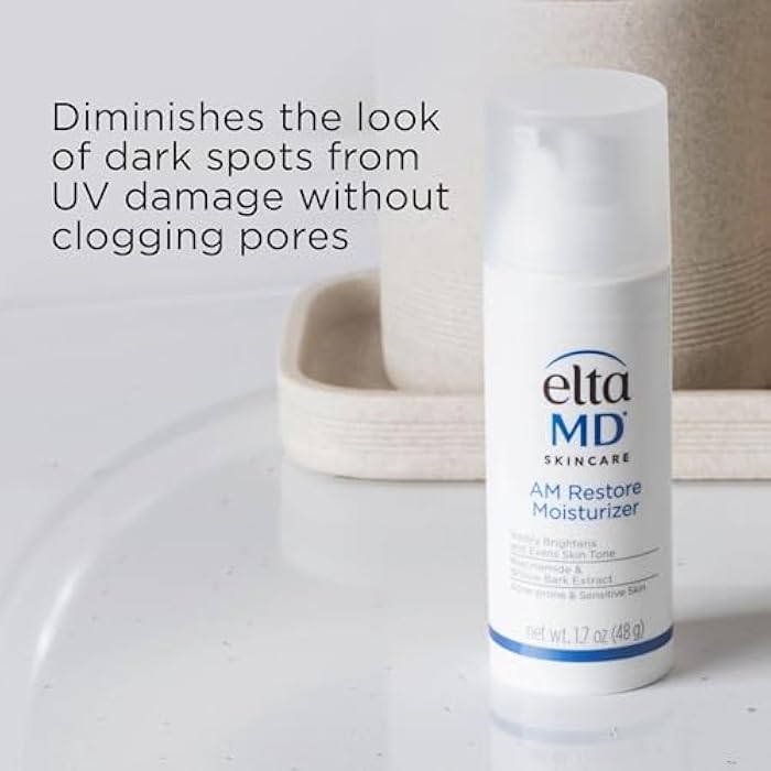 EltaMD AM Restore Face Moisturizer for Women and Men, Light Moisturizer Face Cream, Made with Niacinamide and Hyaluronic Acid, 1.7 oz Pump - Image 4