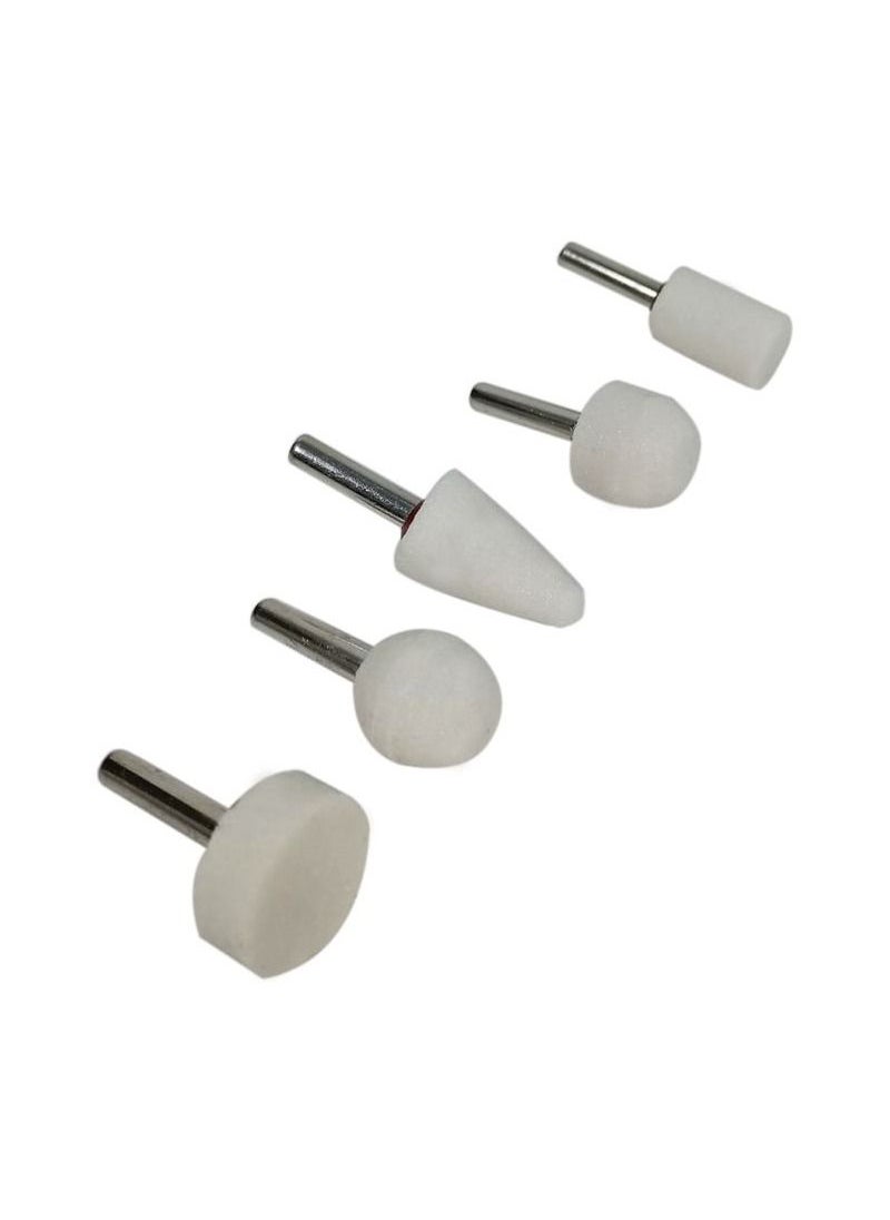 TOTAL TOTAL Grinding Stone 5-Piece Set Mini Drill Accessories Kit for Precision Grinding, Polishing, and Deburring TAKB0501  - Image 2