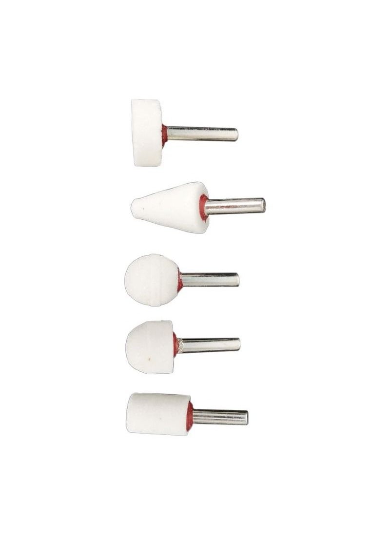 TOTAL TOTAL Grinding Stone 5-Piece Set Mini Drill Accessories Kit for Precision Grinding, Polishing, and Deburring TAKB0501  - Image 3