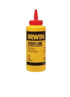 IRWIN Irwin Marking Chalk Red 8Oz, Chalk Re-Fill For Chalk Line Reels  - Image 1