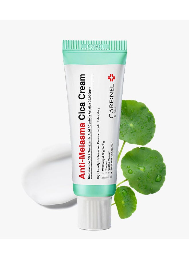 CARENEL Anti Melasma Cica Cream, Melasma Treatment For Face Cream, Dark Spot Remover Centella Asiatica, Skin Care Beauty Products - Image 1