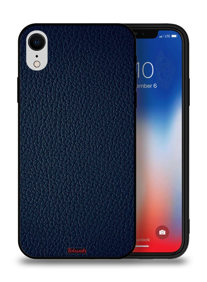 Tolwak Apple iPhone XR Protective Case Leather Pattern - Image 1