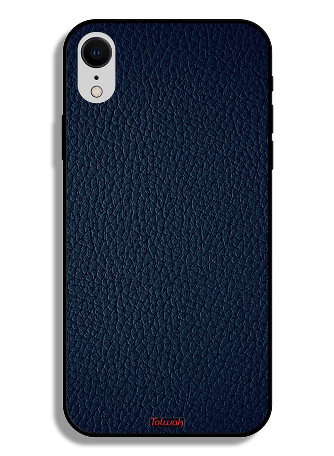 Tolwak Apple iPhone XR Protective Case Leather Pattern - Image 2
