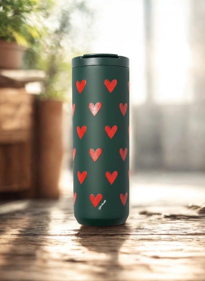 Starbucks Stainless Steel Tumbler 16 oz Valentine’s Day Design | Double-Wall Insulated Giftable Reusable Travel Drinkware - Image 4