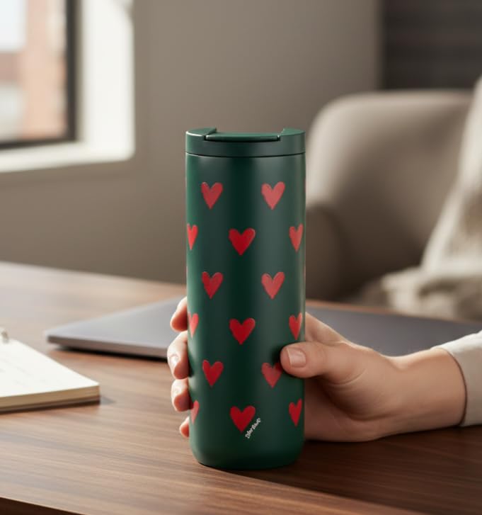 Starbucks Stainless Steel Tumbler 16 oz Valentine’s Day Design | Double-Wall Insulated Giftable Reusable Travel Drinkware - Image 3