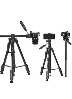 Jmary Jmary MT39 61inch Aluminum Extendable Cell Phone Tripod Stand with Selfie Stick Tripod and Phone Clip  - Image 3