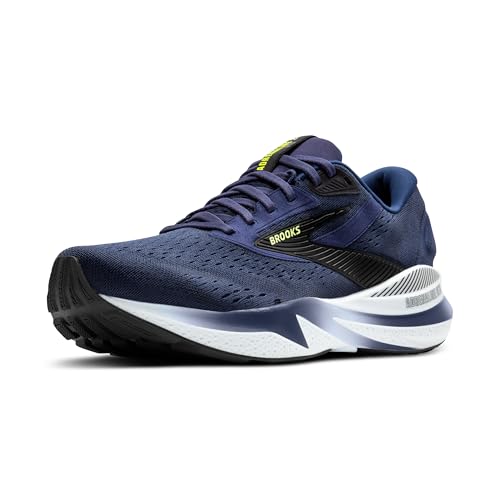 Brooks Men’s Adrenaline GTS 24 Supportive Running Shoe - Peacoat/Black/Sharp Green - 11.5 Medium - Image 1