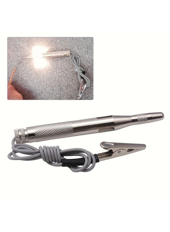 1pc Silvery Car Circuit Test Pen Voltage Detection Probe Automotive Diagnostic Tool - Image 1