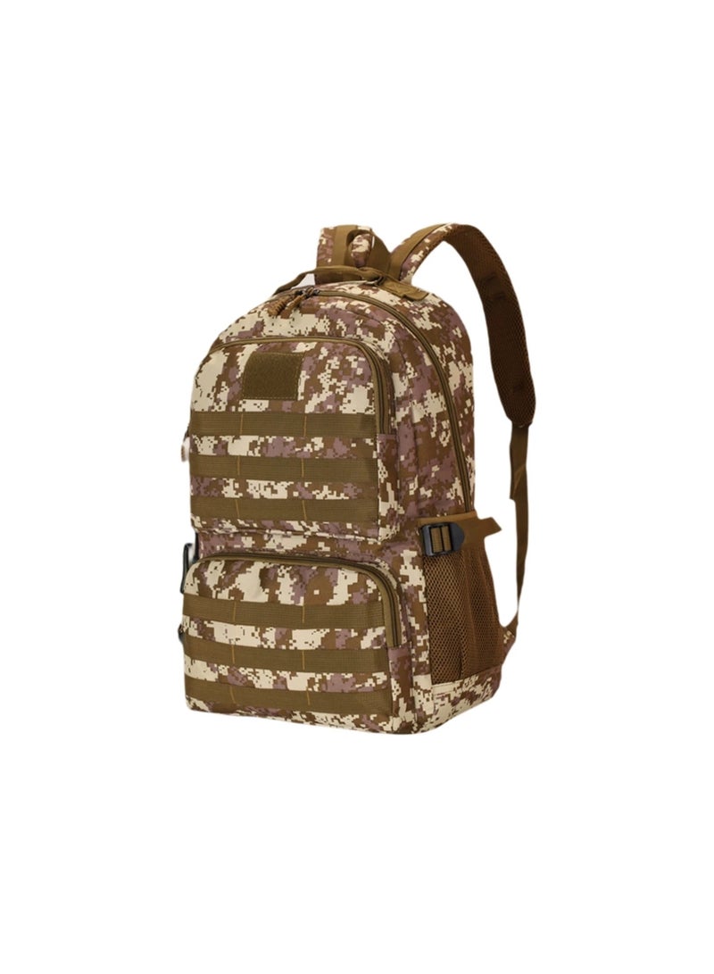 Desert Camouflage Outdoor Backpack Large Capacity Hiking Travel Bag with Padded Straps - Image 1