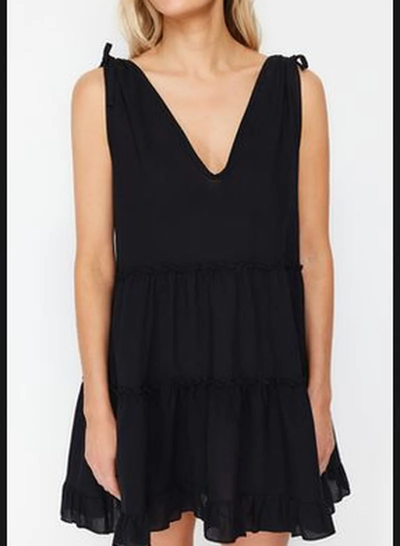 trendyol Ruffled Tiered Dress