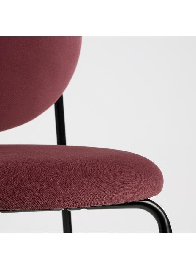 Generic - Chair, black/Hakebo deep red - Image 1
