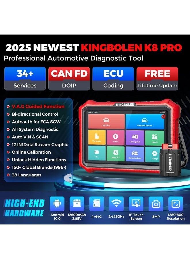 kingbolen أداة تشخيص السيارات KINGBOLEN K8 OBD2 - Image 2