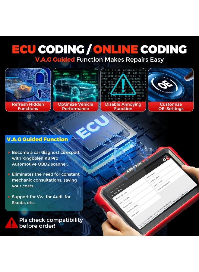 kingbolen أداة تشخيص السيارات KINGBOLEN K8 OBD2 - Image 4