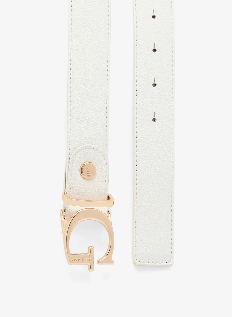 جس Bianca Allocated Hole Belt