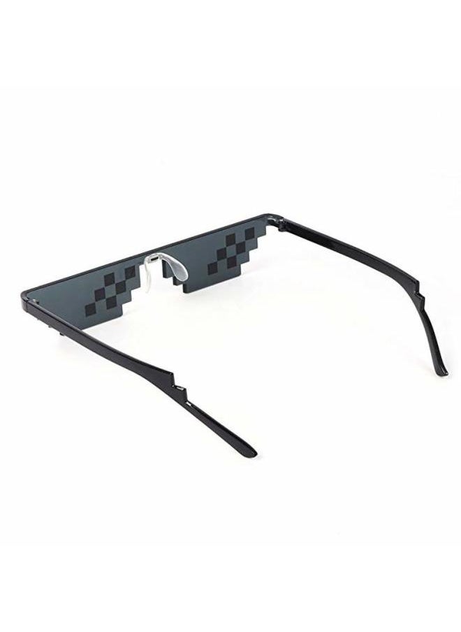 Generic - Sunglasses Pixelated Men Women Brand Party Eyeglasses Mosaic UV400 Vintage Eyewear Unisex Gift Toy Glasses-Lenses Color:pink - Image 1
