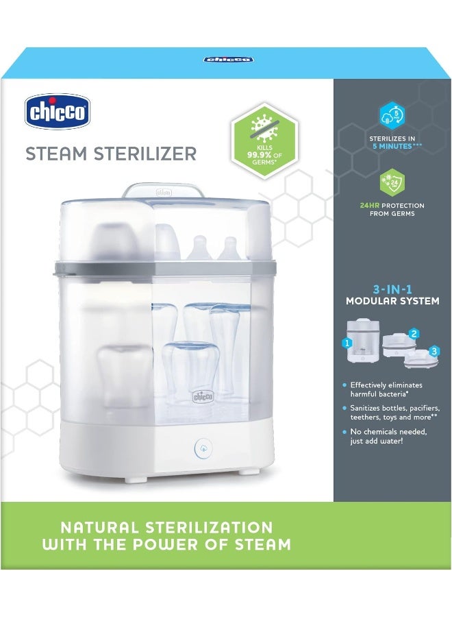 Chicco Baby Bottle Steam Sterilizer 3 in 1 Modular System - Image 2