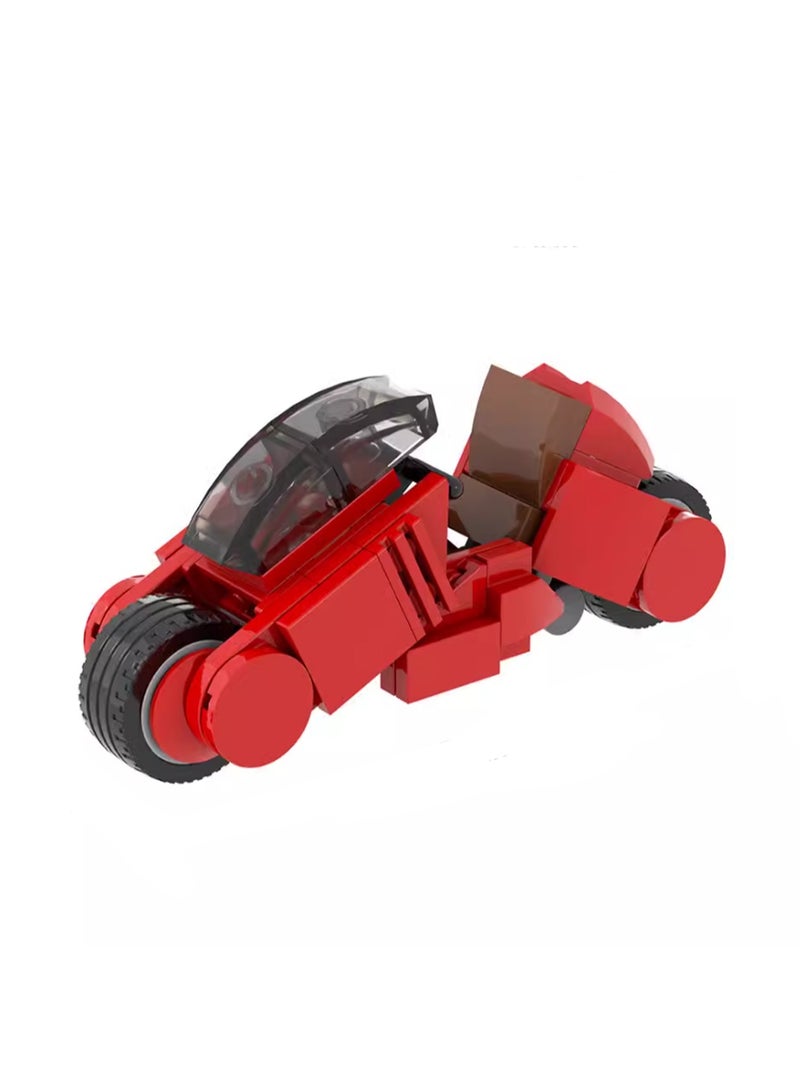 Loquat Children's Self-assembly Small Particle Toy Building Blocks Akira Motorcycle Model Hand-made Creative Puzzle Toys - Image 1