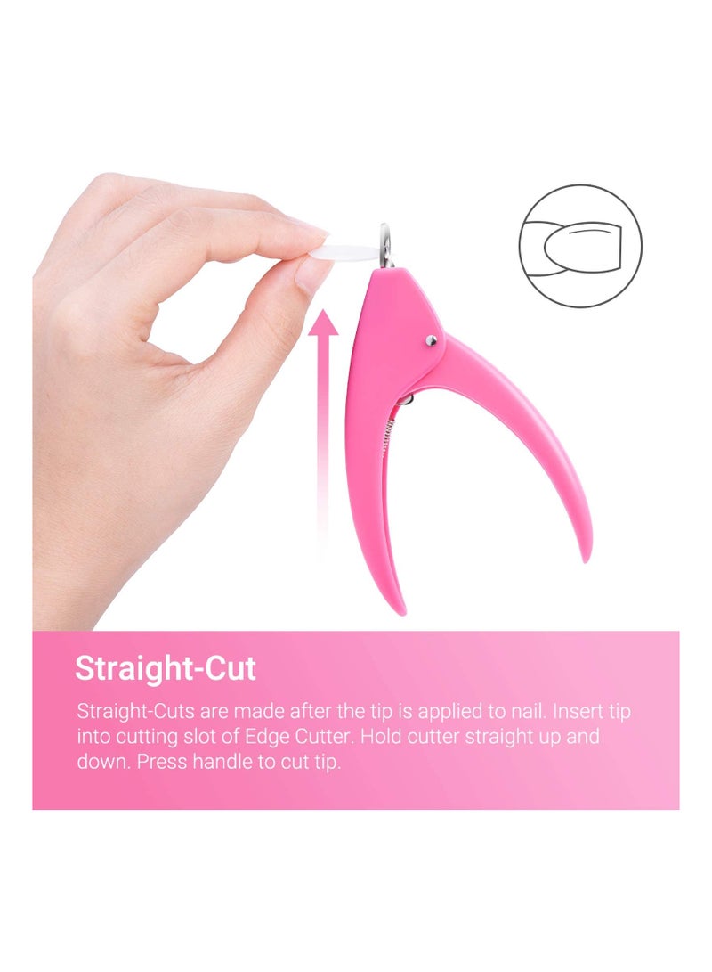 Arabest Acrylic Professional Faux Nail Trimmer (Pink) - Image 5