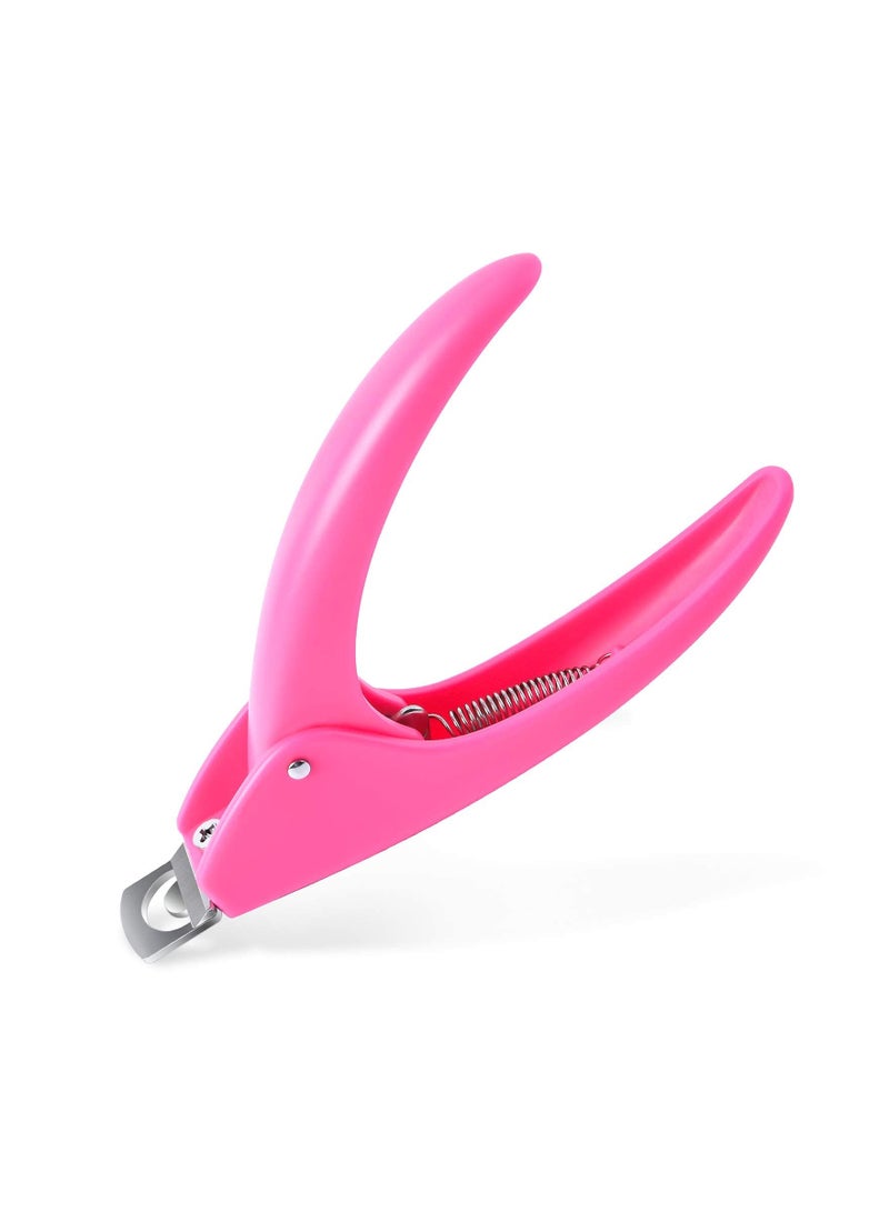 Arabest Acrylic Professional Faux Nail Trimmer (Pink) - Image 1