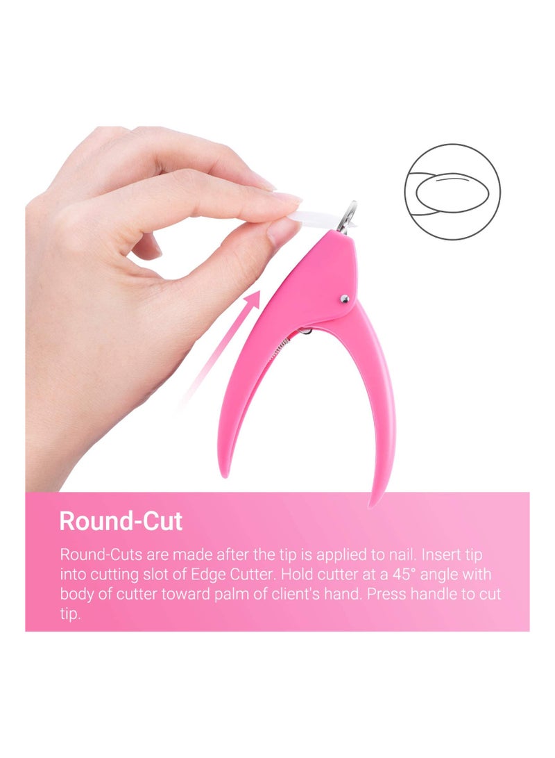 Arabest Acrylic Professional Faux Nail Trimmer (Pink) - Image 4