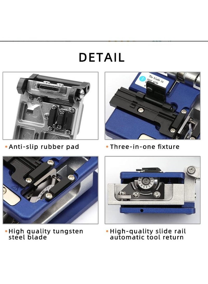 FC-6S Optical Fiber Cleaver Stripping Cutter Tool Cleaves Compatible for SUMITOMO with 36000 Cleaves and Coating Diameter: 250μm - 900μm 12 Position Blade Cold Connection Tools Fiber Equipment Used in  - Image 3